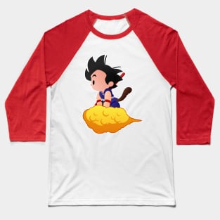 Kid Goku Crossing Baseball T-Shirt